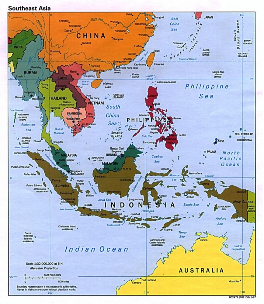 Southeast Asia Map
