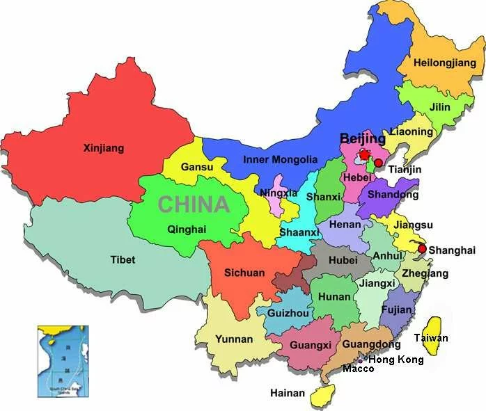 Mapa China