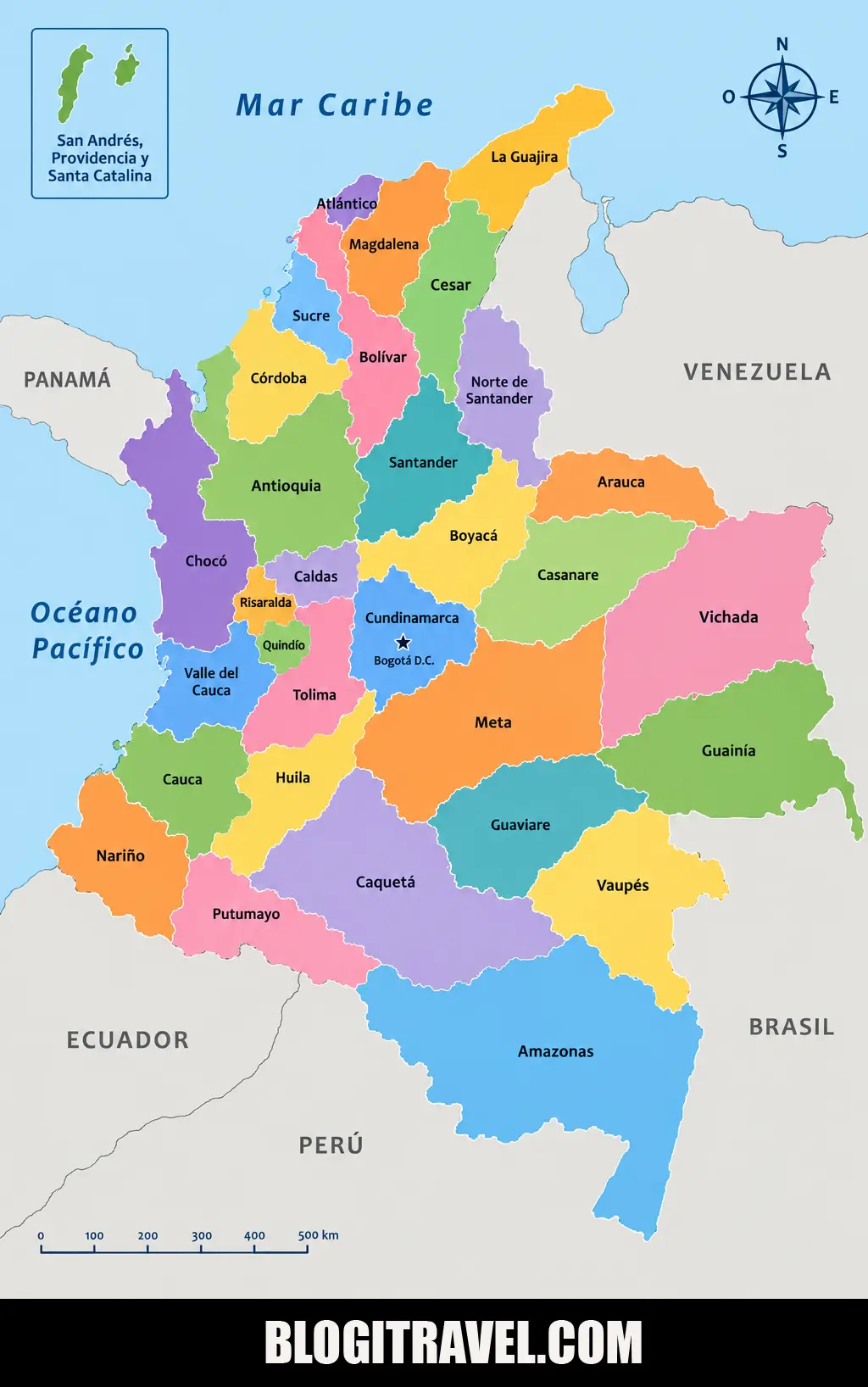 Mapa de Colombia