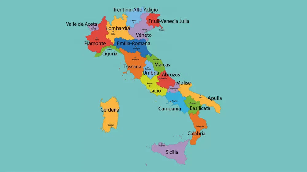 Mapa Italia