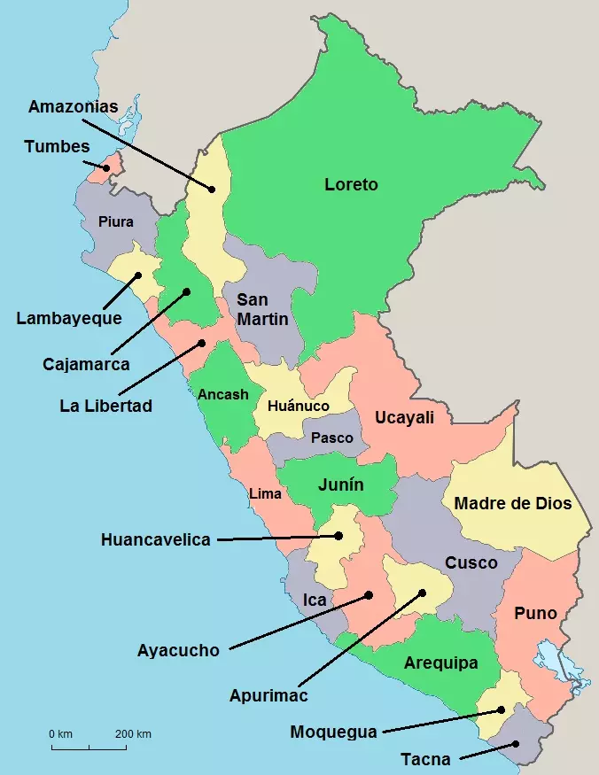 Perú Mapa