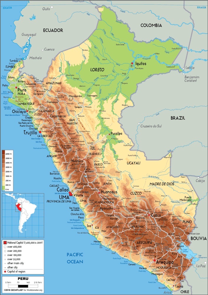 Mapa del Perú