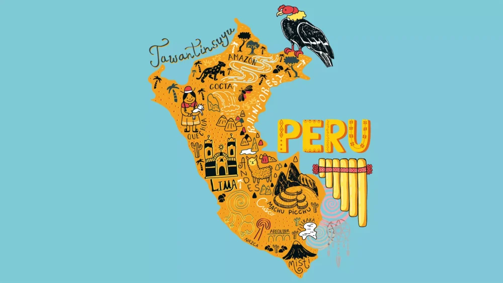 Mapa del Perú