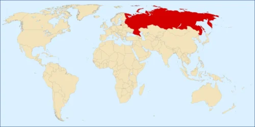 Mapa de Rusia