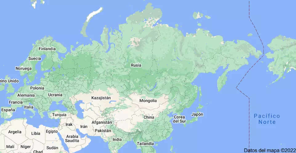Mapa de Rusia