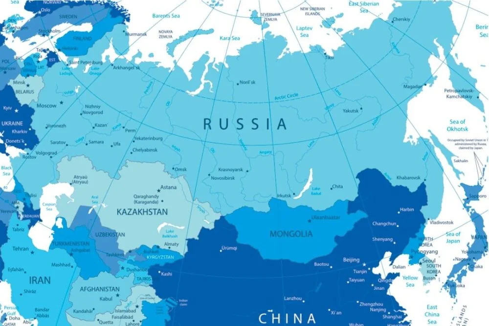 Mapa de Rusia
