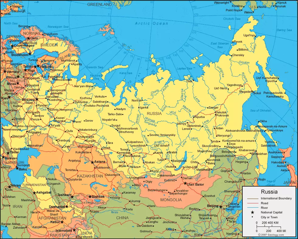 Russia Map