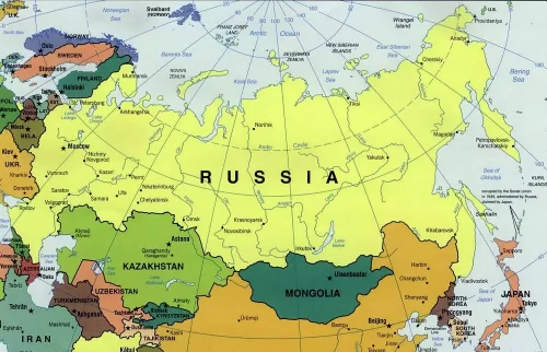 Mapa Geográfico de Rusia Detallado y con Ciudades [Actualizado]
