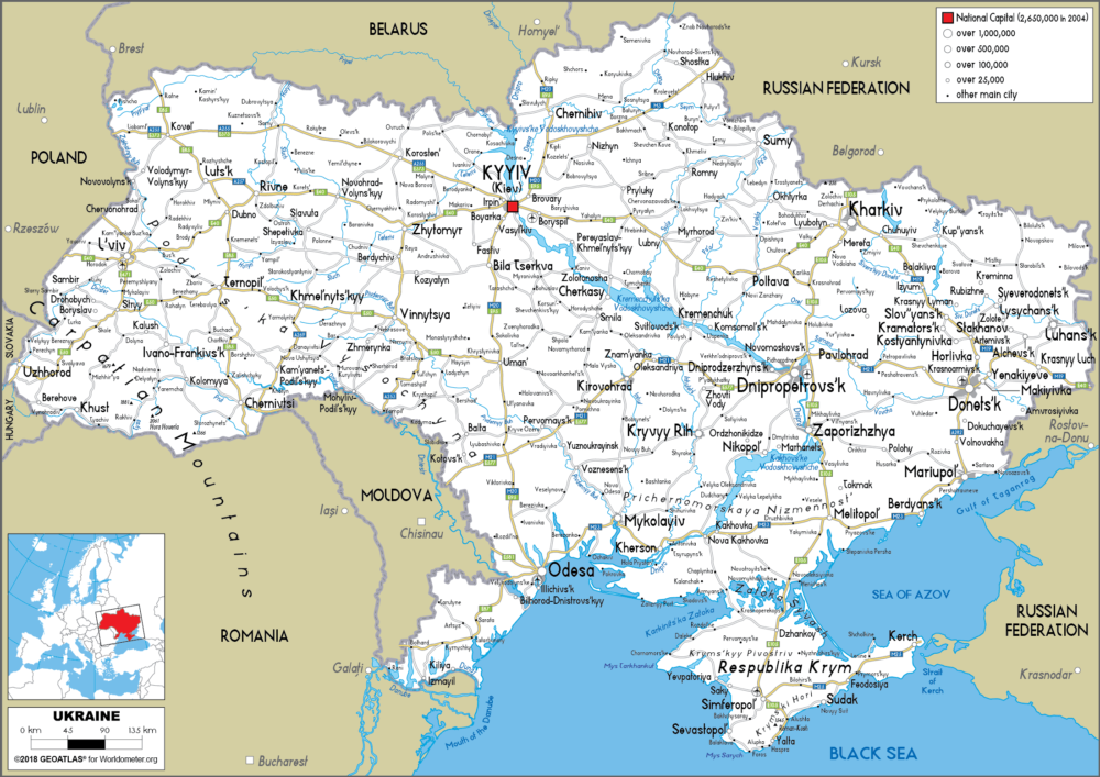 Ukraine Map