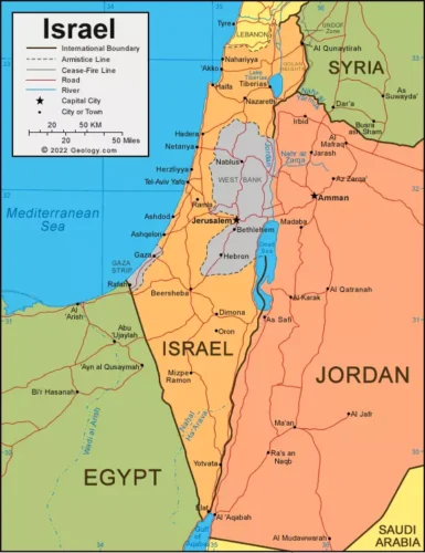 Israel Map