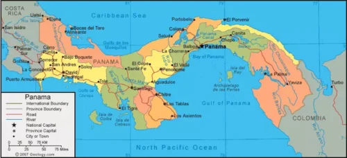 Panamá Mapa
