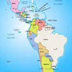 mapa de latinoamerica