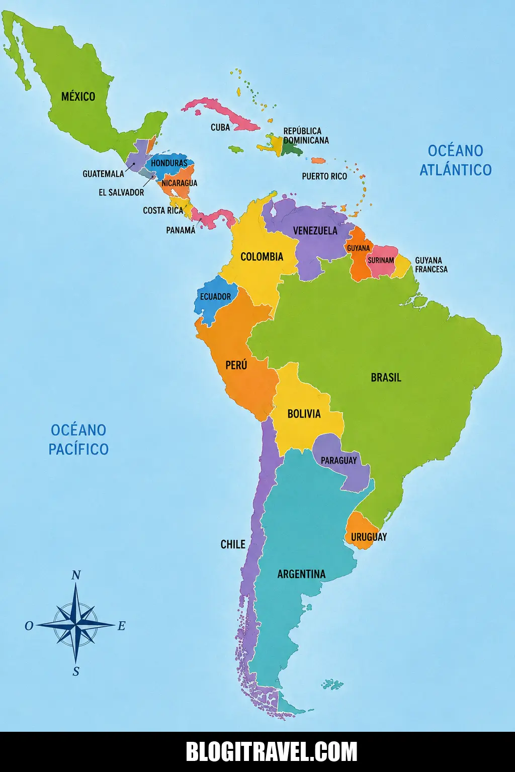 Latinoamérica Mapas