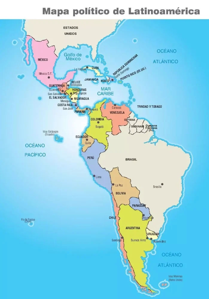 Mapa Latinoamérica